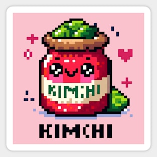 Kawaii Pixel Art kimchi Magnet